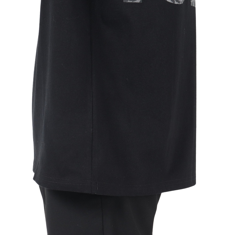 ハーレー（HURLEY）（メンズ）オーバーサイズド レオパード ビッグ ロゴ半袖Tシャツ MSS2411023-BLK