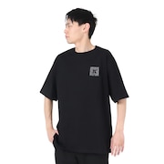 ハーレー（HURLEY）（メンズ）オーバーサイズド レオパード ビッグ ロゴ半袖Tシャツ MSS2411023-BLK