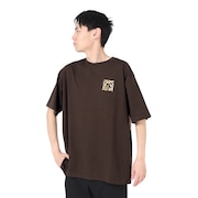 ハーレー（HURLEY）（メンズ）オーバーサイズド レオパード ビッグ ロゴ半袖Tシャツ MSS2411023-CFB