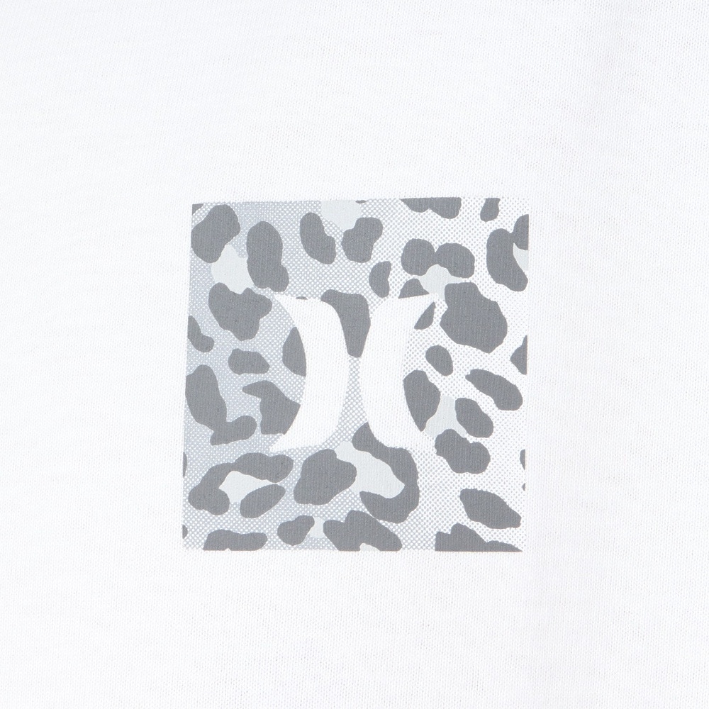 ハーレー（HURLEY）（メンズ）オーバーサイズド レオパード ビッグ ロゴ半袖Tシャツ MSS2411023-WHT