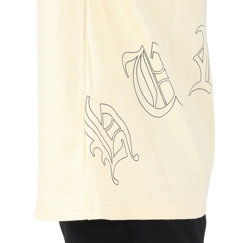 ハーレー（HURLEY）（メンズ）オーバーサイズド オールド イングリッシュ ロゴ半袖Tシャツ MSS2411024-CRM