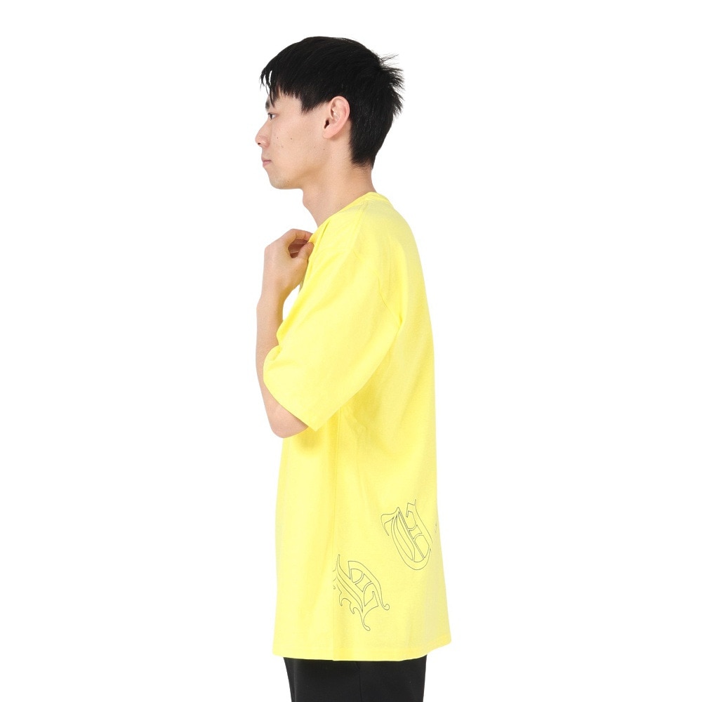 ハーレー（HURLEY）（メンズ）オーバーサイズド オールド イングリッシュ ロゴ半袖Tシャツ MSS2411024-PNP