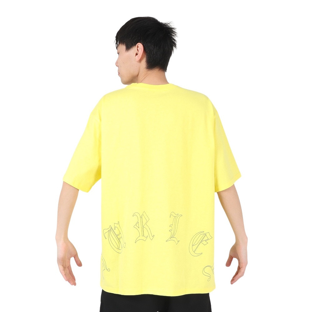 ハーレー（HURLEY）（メンズ）オーバーサイズド オールド イングリッシュ ロゴ半袖Tシャツ MSS2411024-PNP