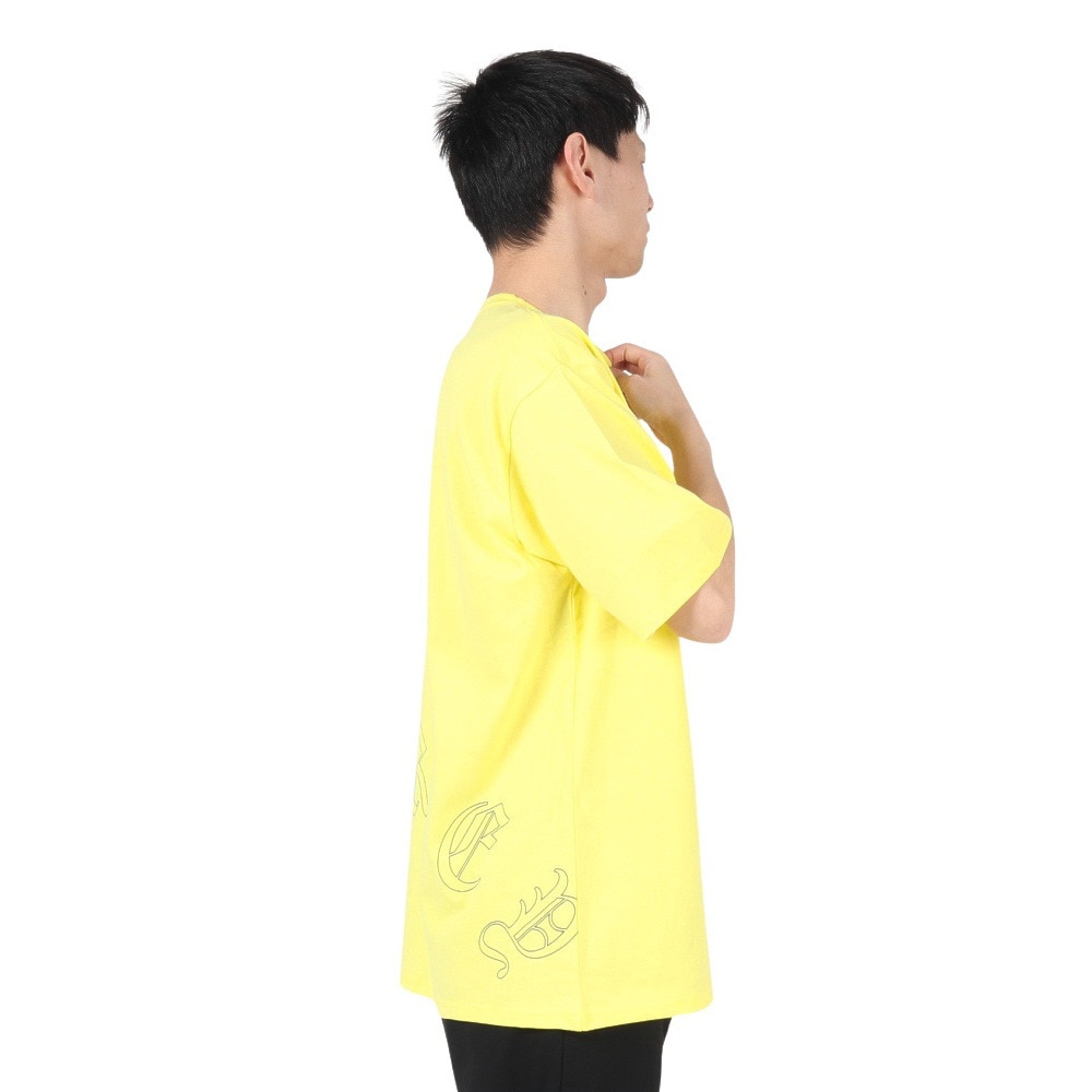 ハーレー（HURLEY）（メンズ）オーバーサイズド オールド イングリッシュ ロゴ半袖Tシャツ MSS2411024-PNP