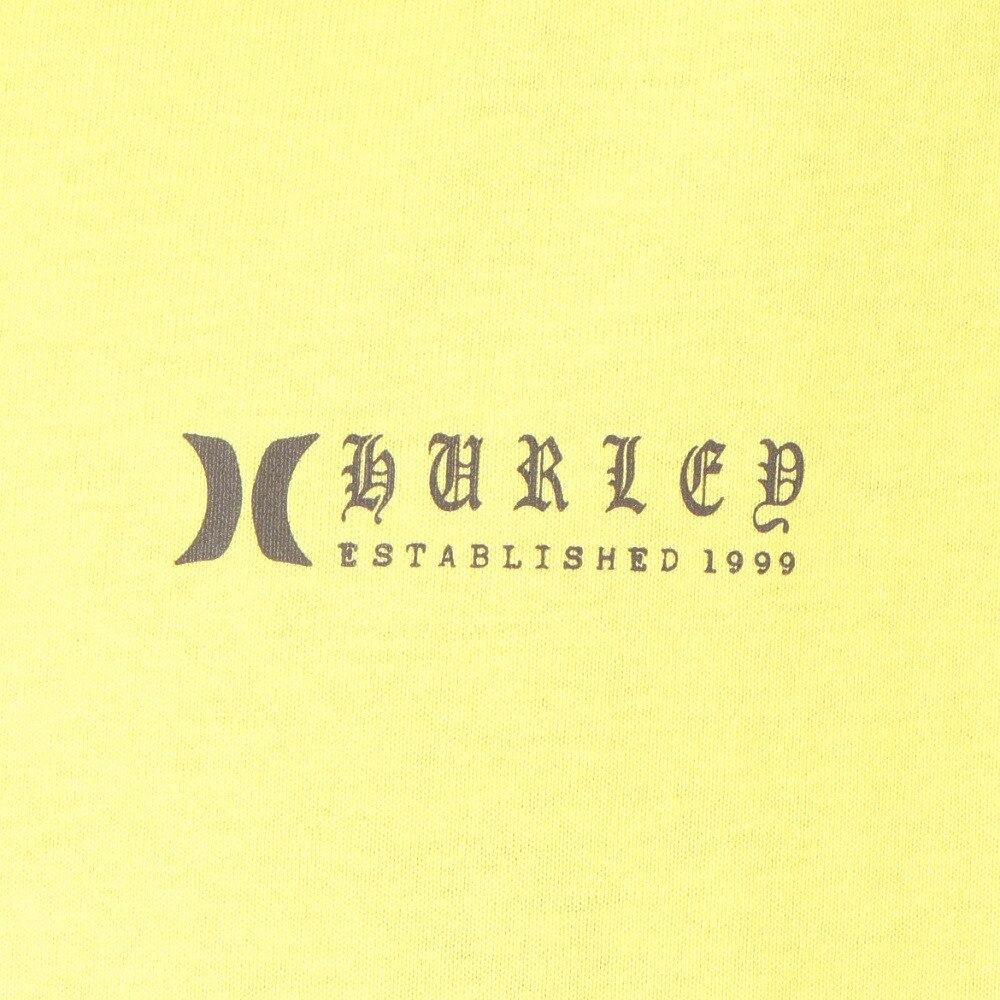 ハーレー（HURLEY）（メンズ）オーバーサイズド オールド イングリッシュ ロゴ半袖Tシャツ MSS2411024-PNP