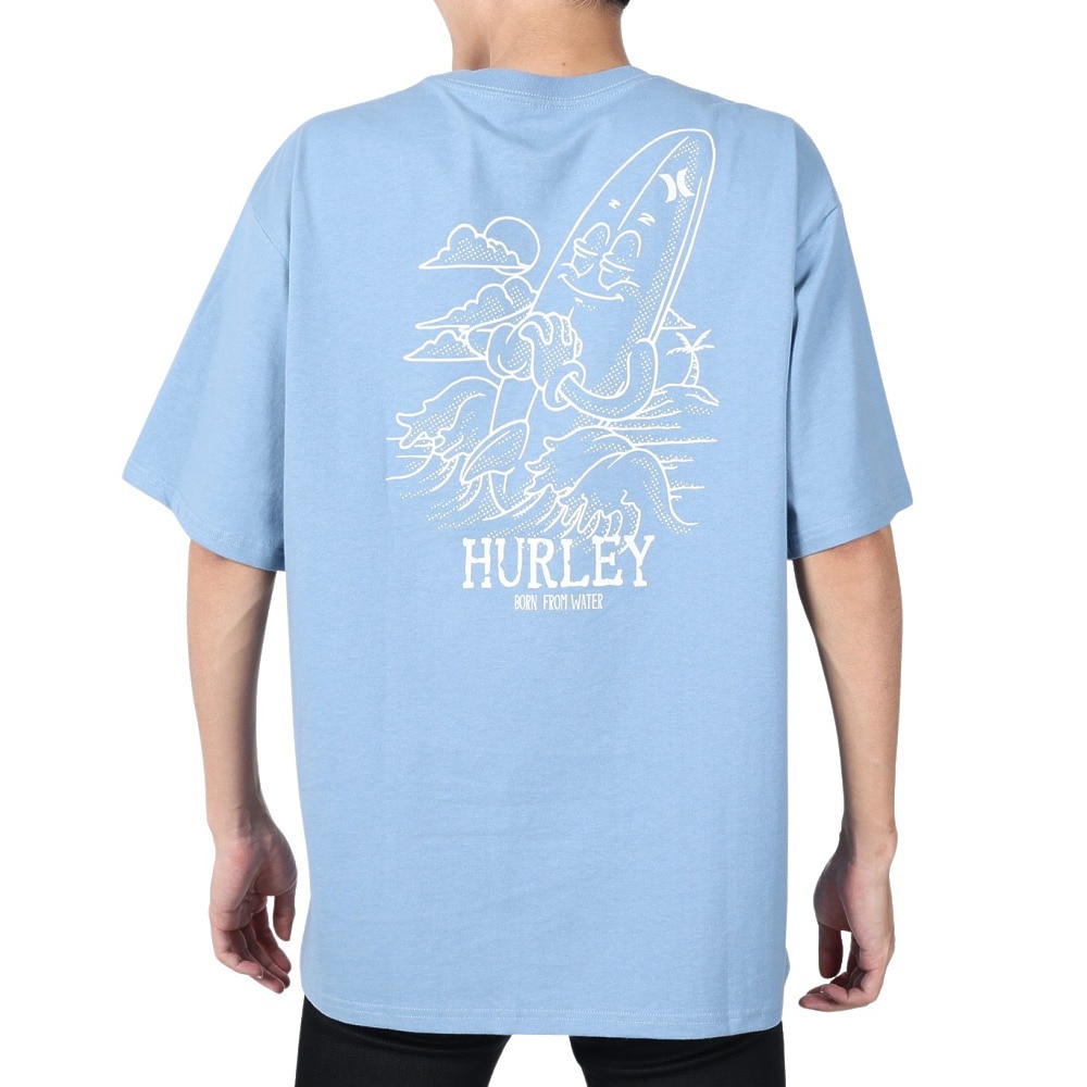 ハーレー（HURLEY）（メンズ）オーバーサイズド ウィッシュ 半袖Tシャツ MSS2411025-DBLE
