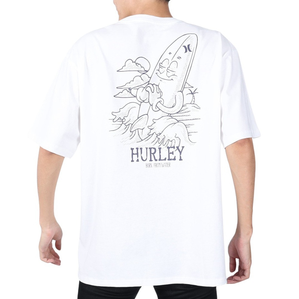 ハーレー（HURLEY）（メンズ）オーバーサイズド ウィッシュ 半袖Tシャツ MSS2411025-WHT