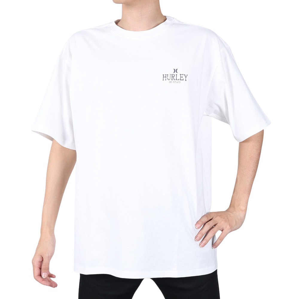 ハーレー（HURLEY）（メンズ）オーバーサイズド ウィッシュ 半袖Tシャツ MSS2411025-WHT