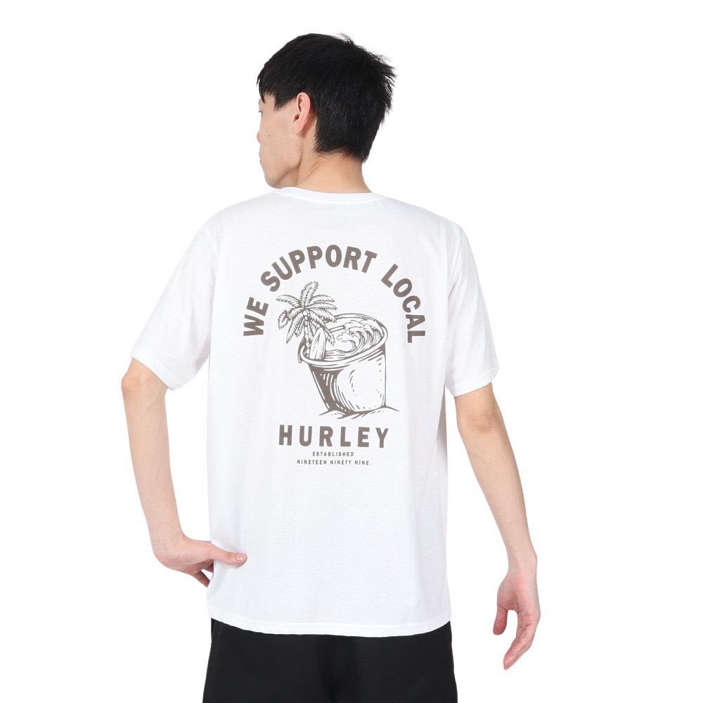 ハーレー（HURLEY）（メンズ）サポート半袖Tシャツ MSS2411035-WHT