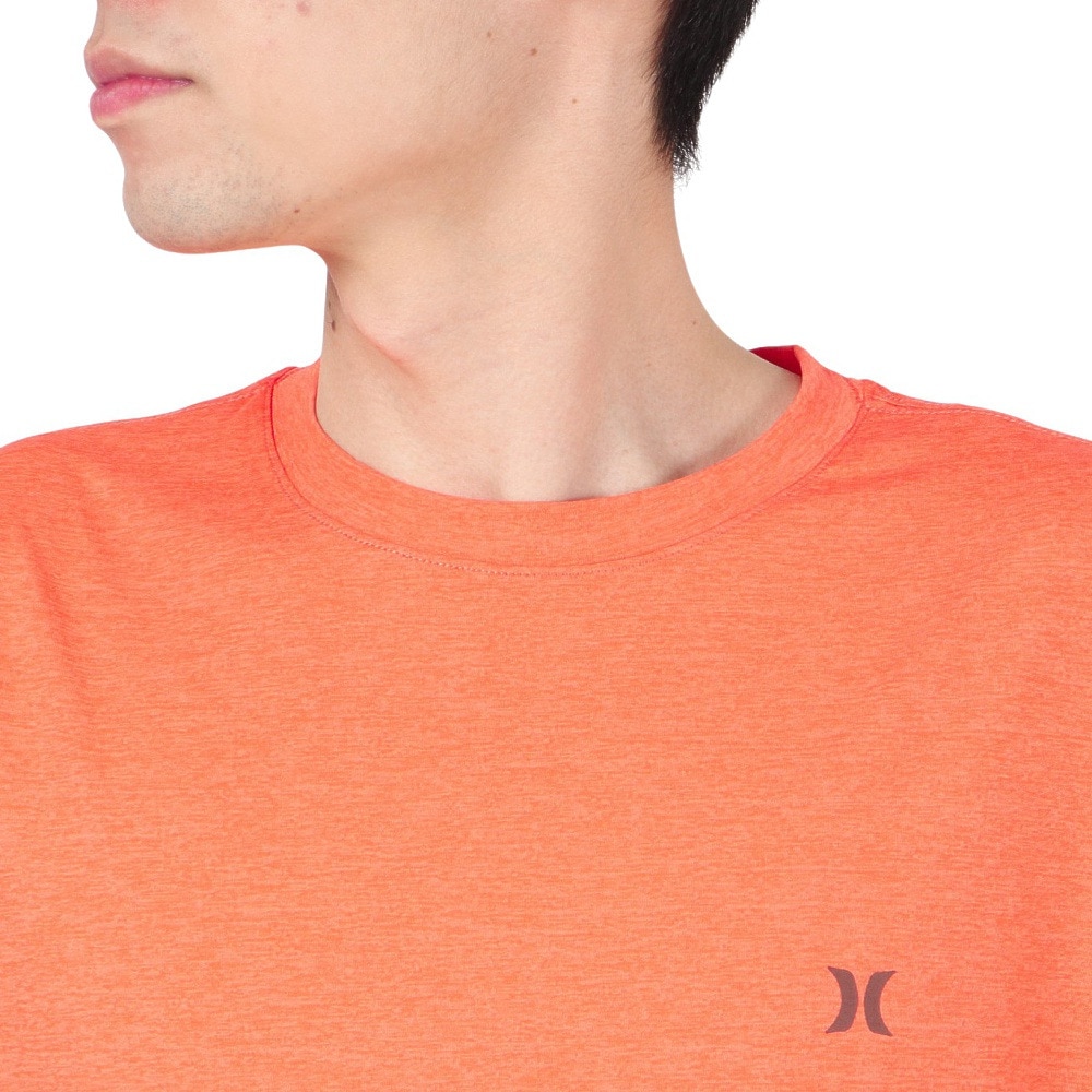 ハーレー（HURLEY）（メンズ）ラッシュガード ファントム オーバーサイズド レオパード ブロック パーティー半袖Tシャツ MUT2411002-CML