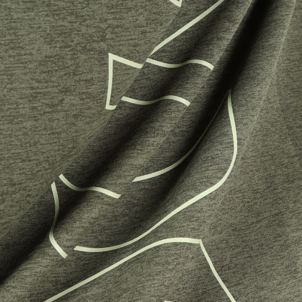 ハーレー（HURLEY）（メンズ）ラッシュガード ファントム オーバーサイズド レオパード ブロック パーティー半袖Tシャツ MUT2411002-OLV