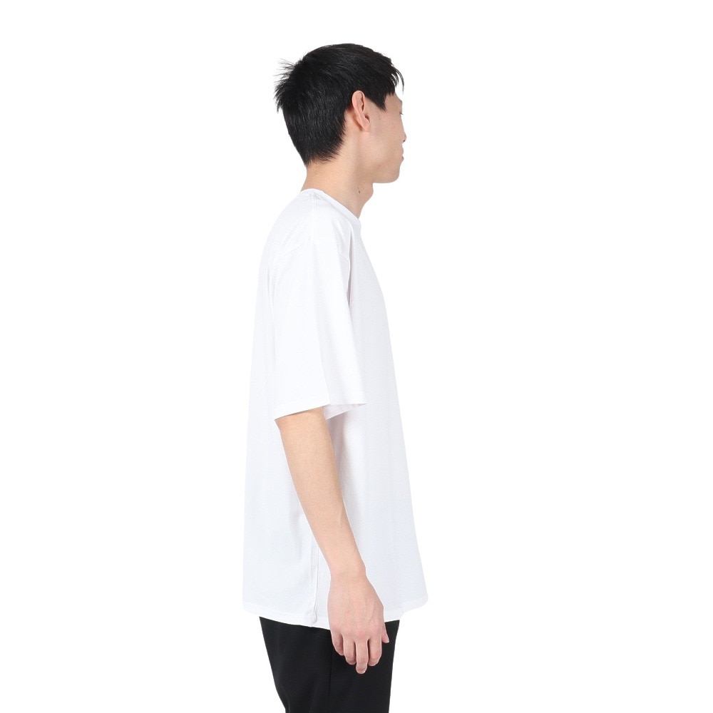 ハーレー（HURLEY）（メンズ）ラッシュガード ファントム オーバーサイズド レオパード ブロック パーティー半袖Tシャツ MUT2411002-WHT
