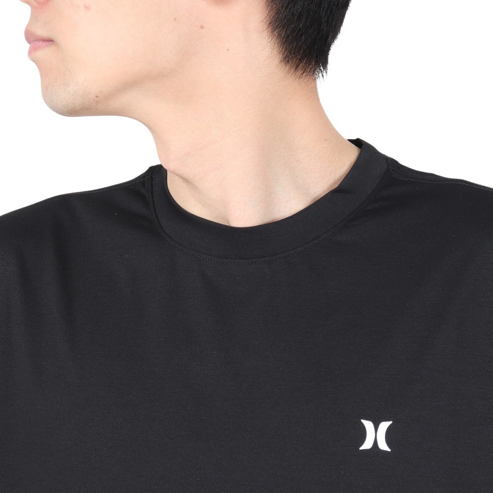 ハーレー（HURLEY）（メンズ）ラッシュガード ファントム オーバーサイズド クルーネック半袖Tシャツ MUT2411003-BLK