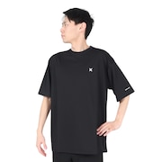 ハーレー（HURLEY）（メンズ）ラッシュガード ファントム オーバーサイズド クルーネック半袖Tシャツ MUT2411003-BLK