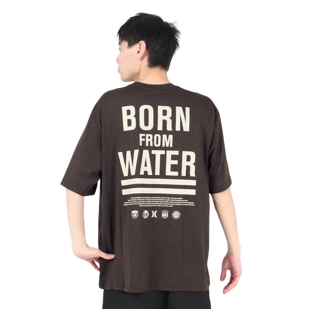 ハーレー（HURLEY）（メンズ）ラッシュガード ファントム オーバーサイズド クルーネック半袖Tシャツ MUT2411003-CFB