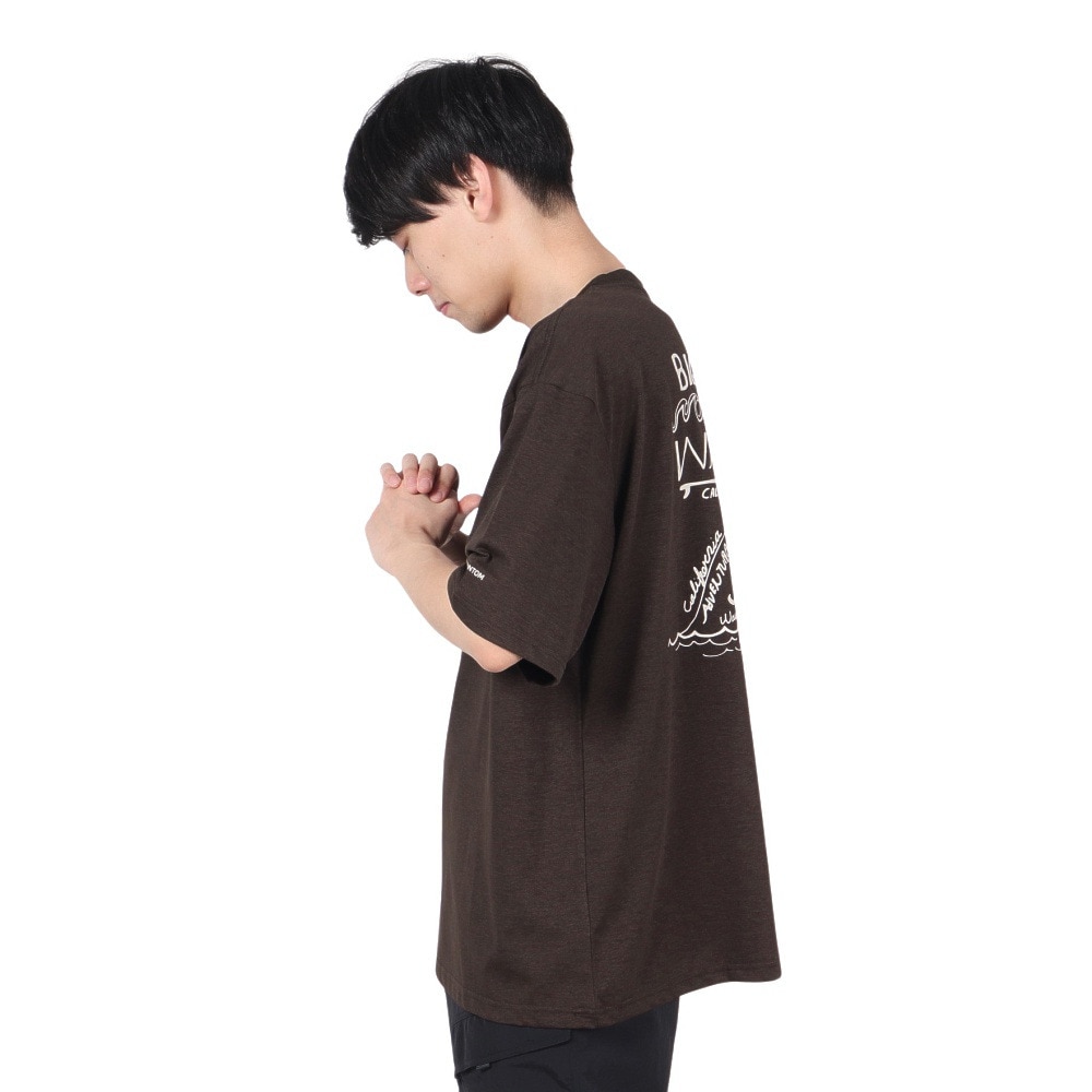 ハーレー（HURLEY）（メンズ）ラッシュガード ファントム オーバーサイズド ウェイブズ ショートスリーブ Tシャツ 水陸両用 MUT2411004-CFB