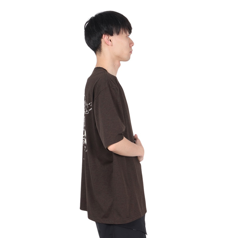 ハーレー（HURLEY）（メンズ）ラッシュガード ファントム オーバーサイズド ウェイブズ ショートスリーブ Tシャツ 水陸両用 MUT2411004-CFB