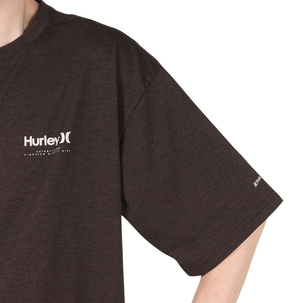 ハーレー（HURLEY）（メンズ）ラッシュガード ファントム オーバーサイズド ウェイブズ ショートスリーブ Tシャツ 水陸両用 MUT2411004-CFB