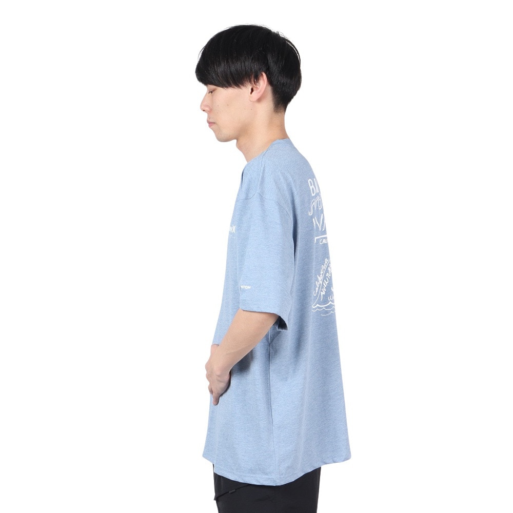 ハーレー（HURLEY）（メンズ）ラッシュガード ファントム オーバーサイズド ウェイブズ ショートスリーブ Tシャツ 水陸両用 MUT2411004-DBLE