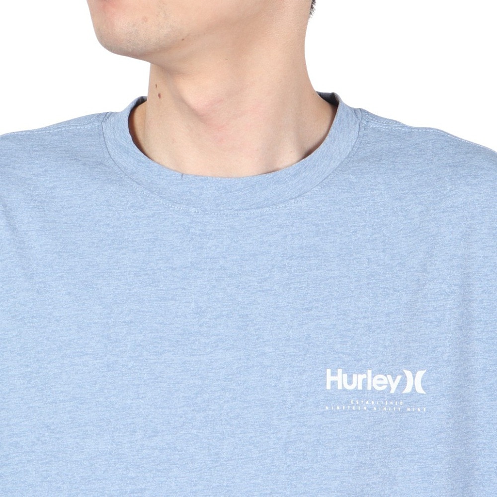ハーレー（HURLEY）（メンズ）ラッシュガード ファントム オーバーサイズド ウェイブズ ショートスリーブ Tシャツ 水陸両用 MUT2411004-DBLE
