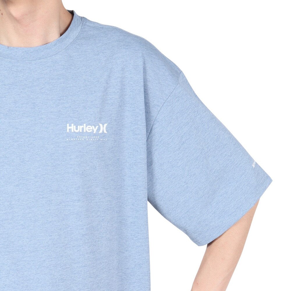 ハーレー（HURLEY）（メンズ）ラッシュガード ファントム オーバーサイズド ウェイブズ ショートスリーブ Tシャツ 水陸両用 MUT2411004-DBLE