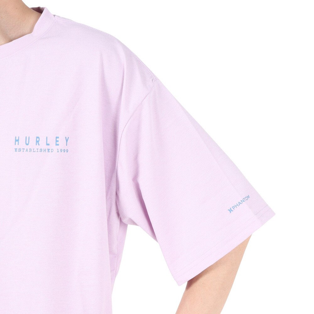 ハーレー（HURLEY）（メンズ）ラッシュガード ファントム オーバーサイズド スウェル半袖Tシャツ MUT2411007-LVD
