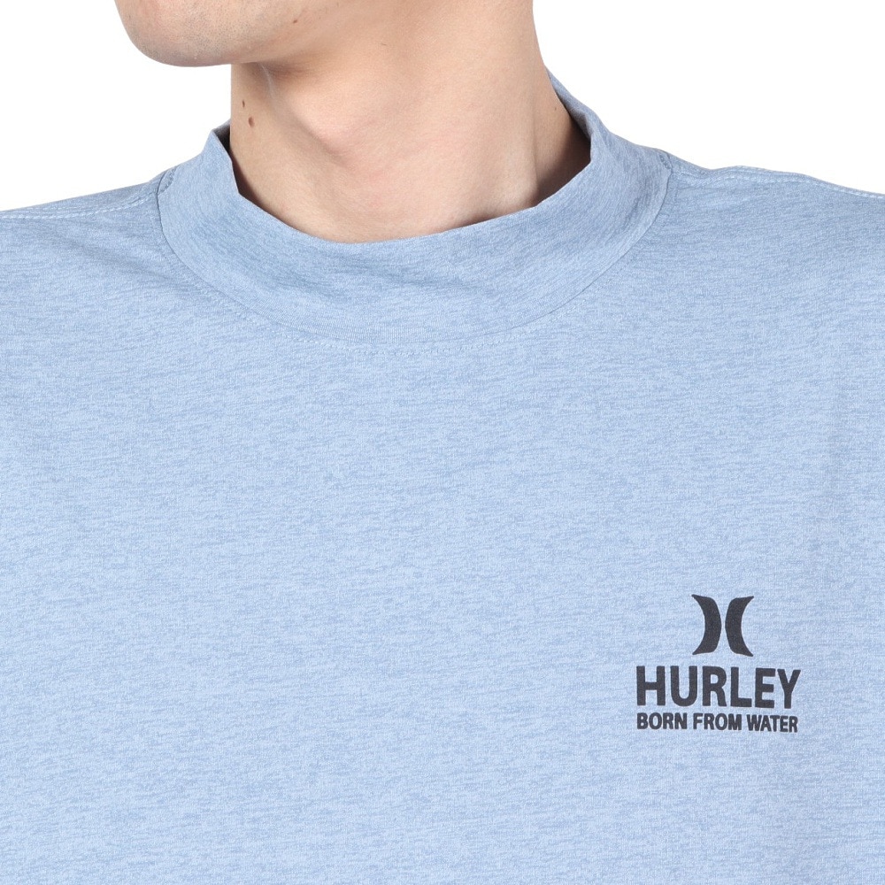 ハーレー（HURLEY）（メンズ）ラッシュガード ファントム オーバーサイズド カル モック ショートスリーブ Tシャツ 水陸両用 MUT2411030-DBLE