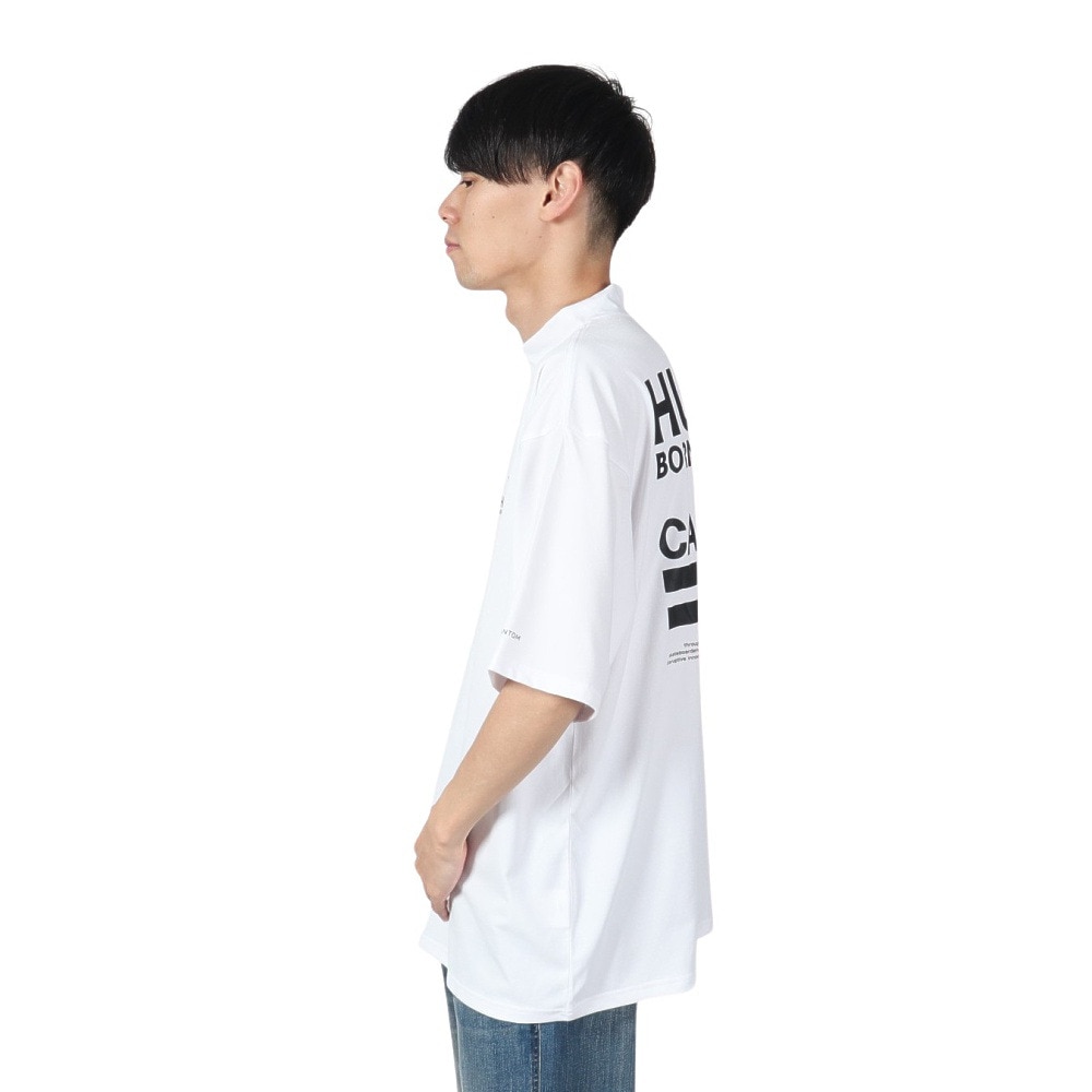 ハーレー（HURLEY）（メンズ）ファントム オーバーサイズド カル モックネック ショートスリーブ Tシャツ 水陸両用 MUT2411030-WHT