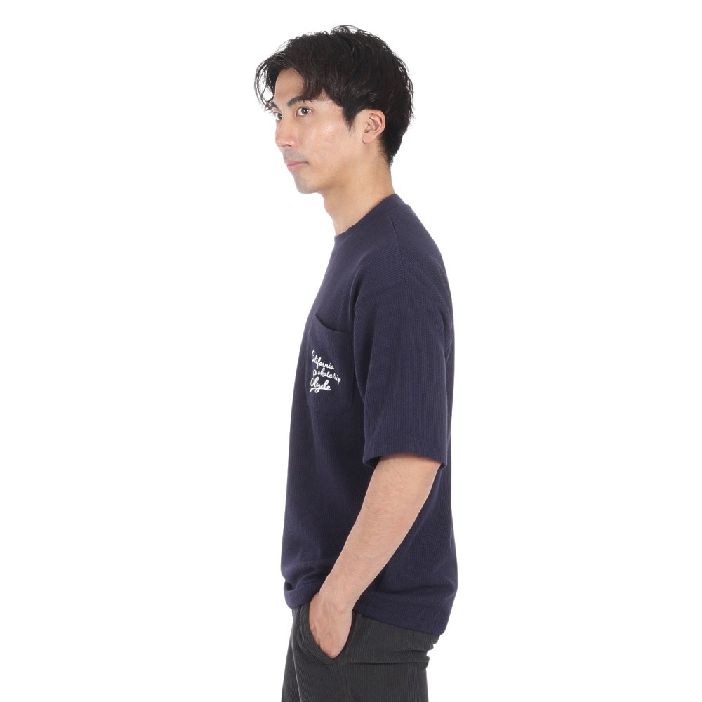 スライド（SLYDE）（メンズ）California ポケット付き半袖Tシャツ SL24SSM-APP012-NVY