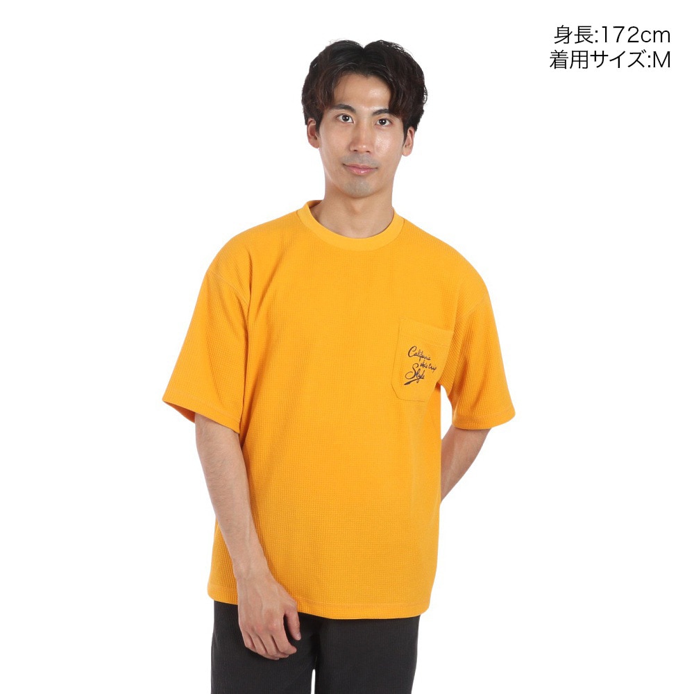 スライド（SLYDE）（メンズ）California ポケット付き半袖Tシャツ SL24SSM-APP012-ORG