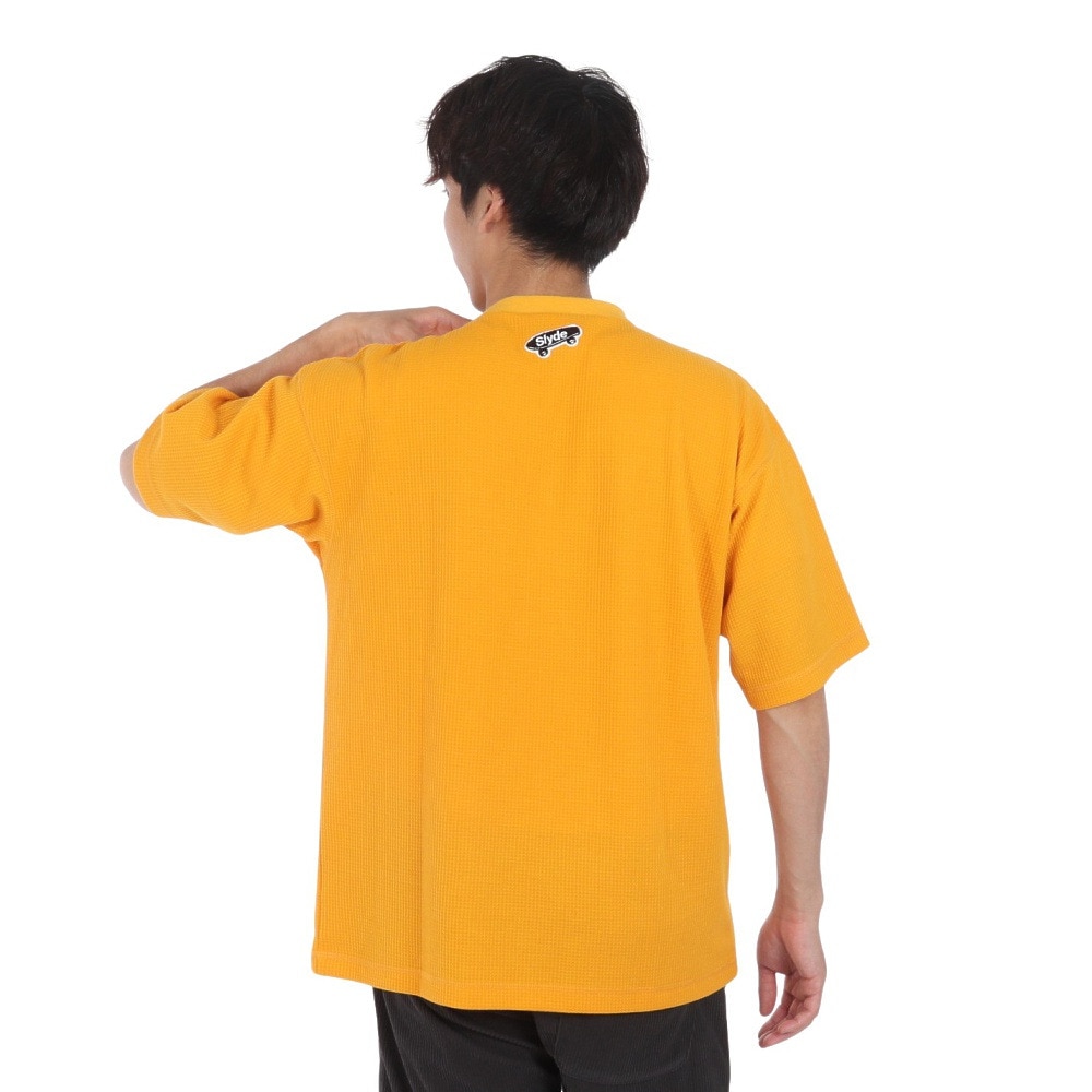 スライド（SLYDE）（メンズ）California ポケット付き半袖Tシャツ SL24SSM-APP012-ORG