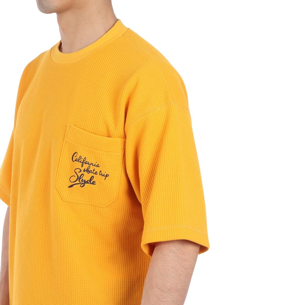 スライド（SLYDE）（メンズ）California ポケット付き半袖Tシャツ SL24SSM-APP012-ORG