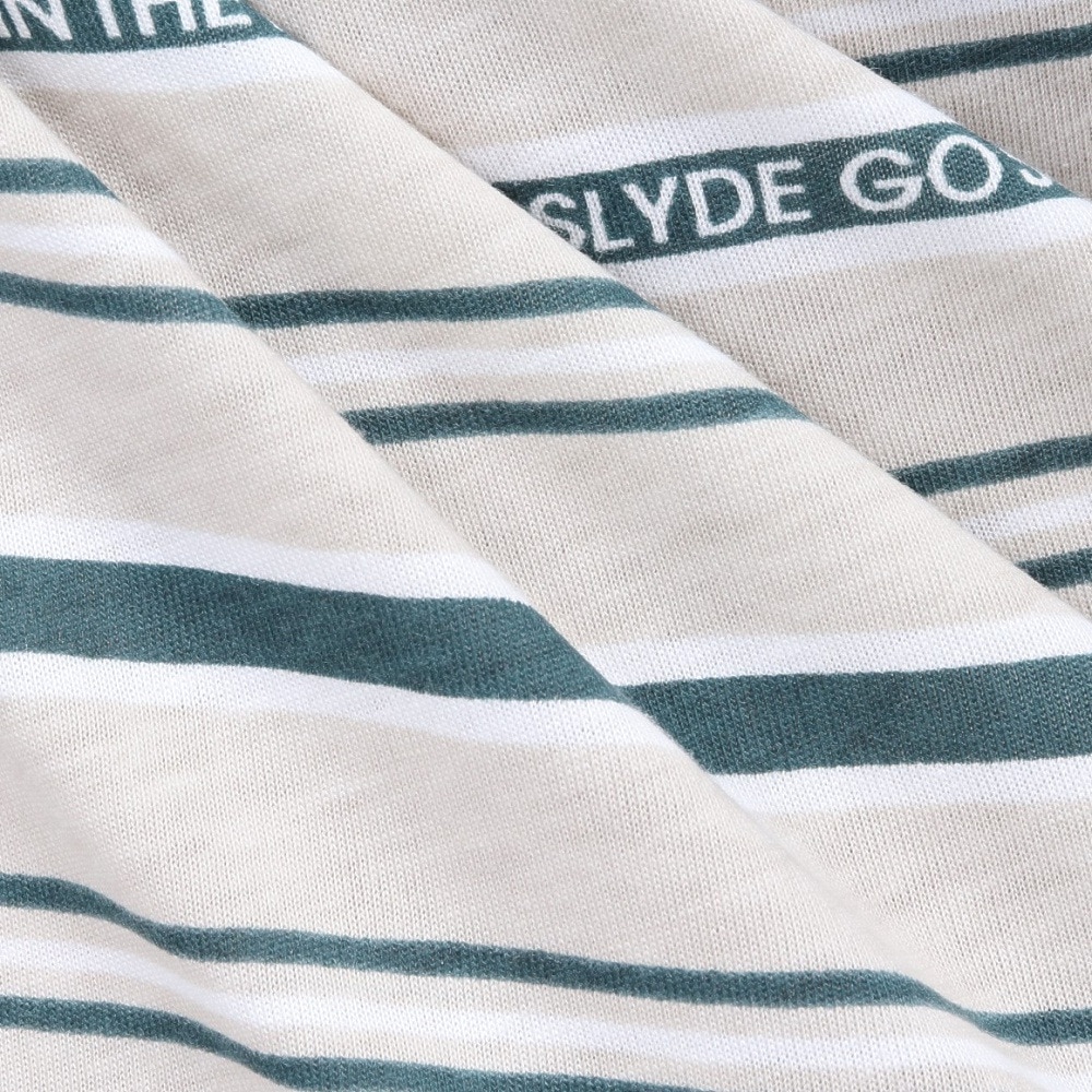 スライド（SLYDE）（メンズ）半袖 ストライプ Tシャツ SL24SSM-APP014-BEG