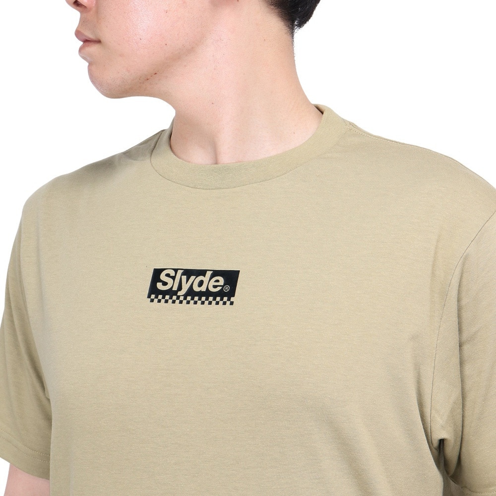 スライド（SLYDE）（メンズ）スモールロゴ 半袖Tシャツ SL24SSM-APP017-CML