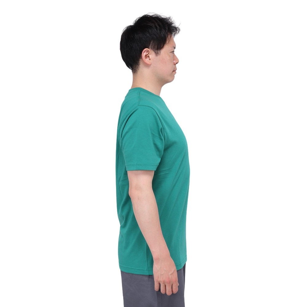 スライド（SLYDE）（メンズ）スモールロゴ 半袖Tシャツ SL24SSM-APP017-GRN