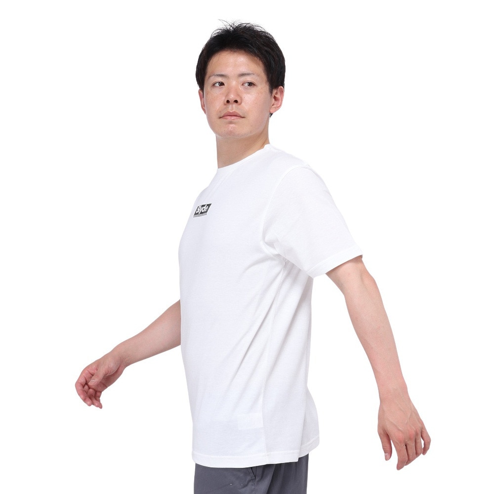 スライド（SLYDE）（メンズ）スモールロゴ 半袖Tシャツ SL24SSM-APP017-WHT