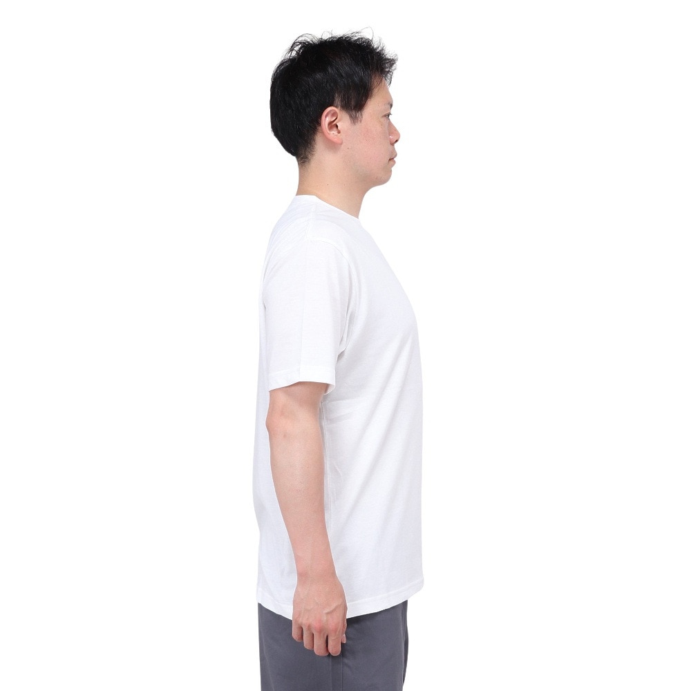 スライド（SLYDE）（メンズ）スモールロゴ 半袖Tシャツ SL24SSM-APP017-WHT