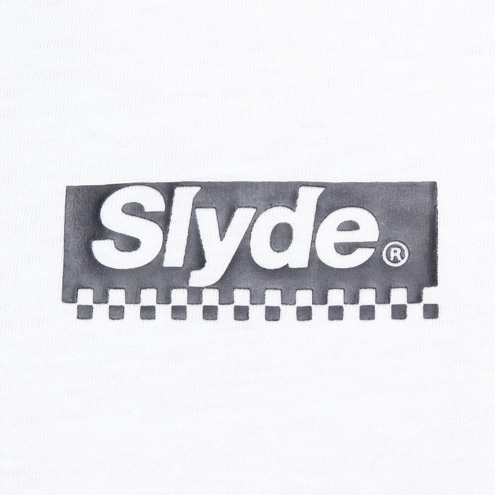 スライド（SLYDE）（メンズ）スモールロゴ 半袖Tシャツ SL24SSM-APP017-WHT
