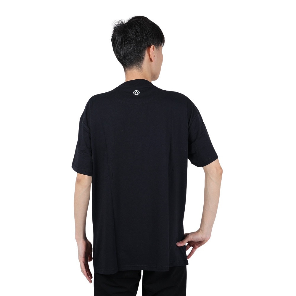 エアボーン（ARBN）（メンズ）ショートスリーブ PALM TREE 半袖 Tシャツ AB24SSM-APP0105-BLK