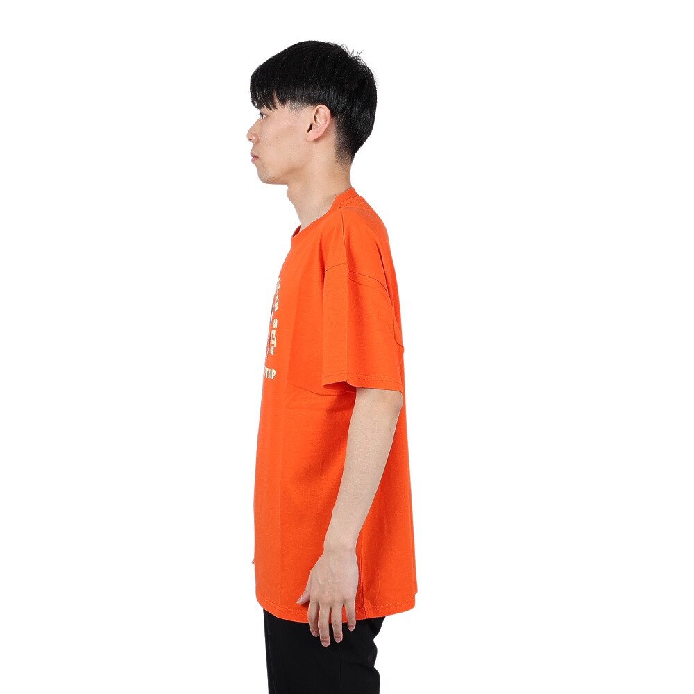 エアボーン（ARBN）（メンズ）ショートスリーブ PALM TREE 半袖 Tシャツ AB24SSM-APP0105-ORG
