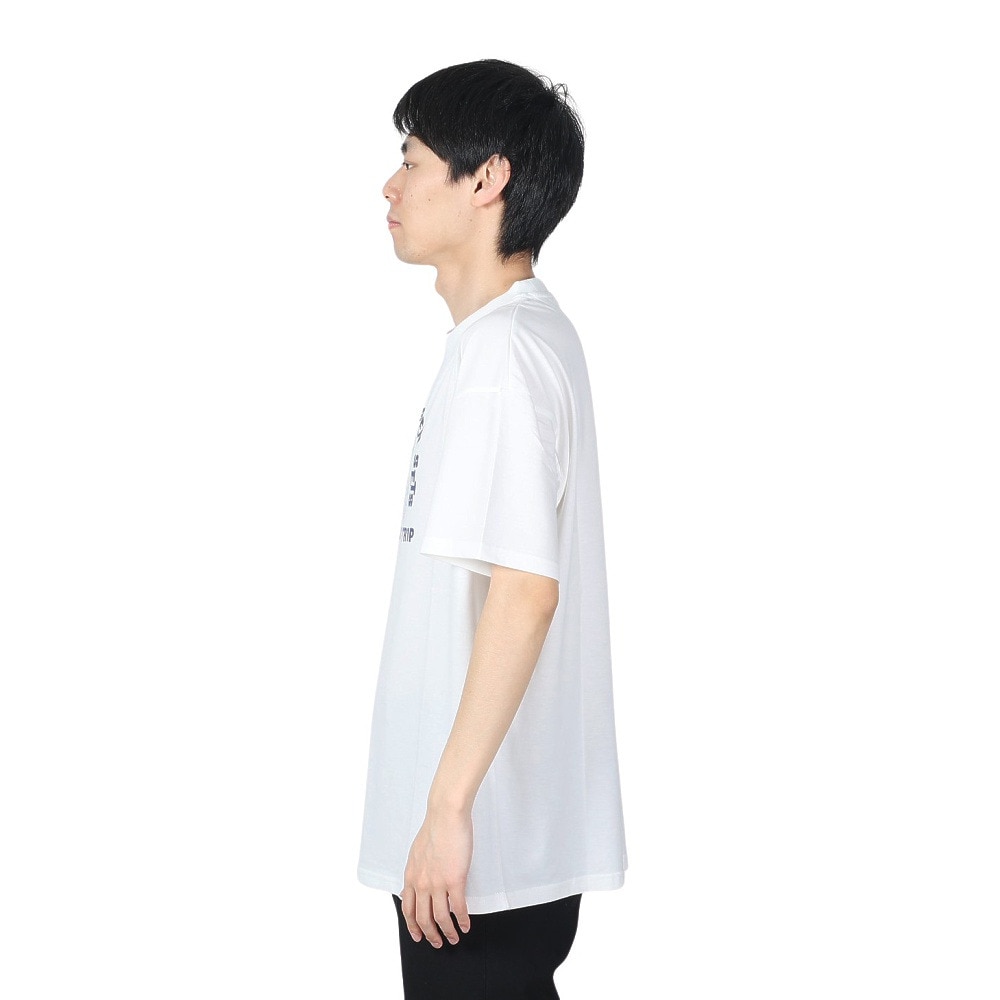 エアボーン（ARBN）（メンズ）ショートスリーブ PALM TREE 半袖 Tシャツ AB24SSM-APP0105-WHT