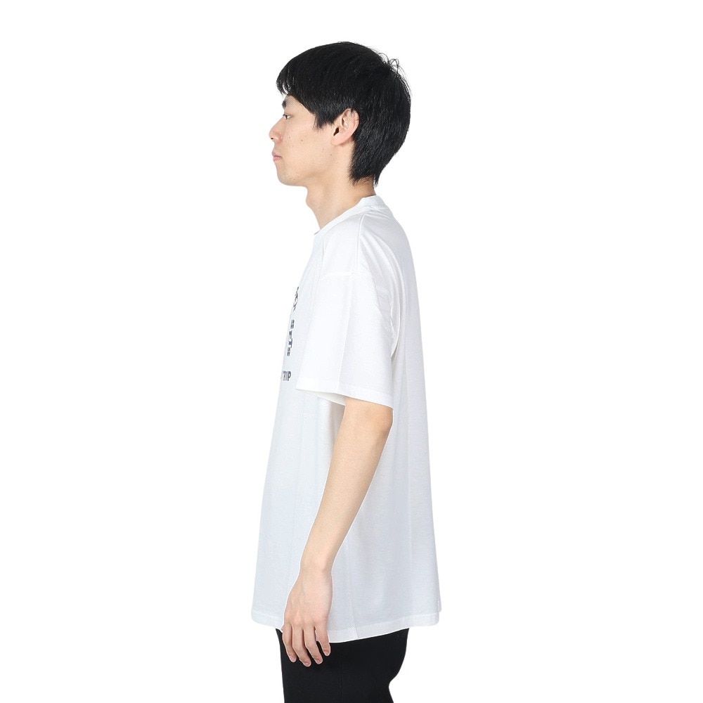 エアボーン（ARBN）（メンズ）ショートスリーブ PALM TREE Tシャツ AB24SSM-APP0105-WHT