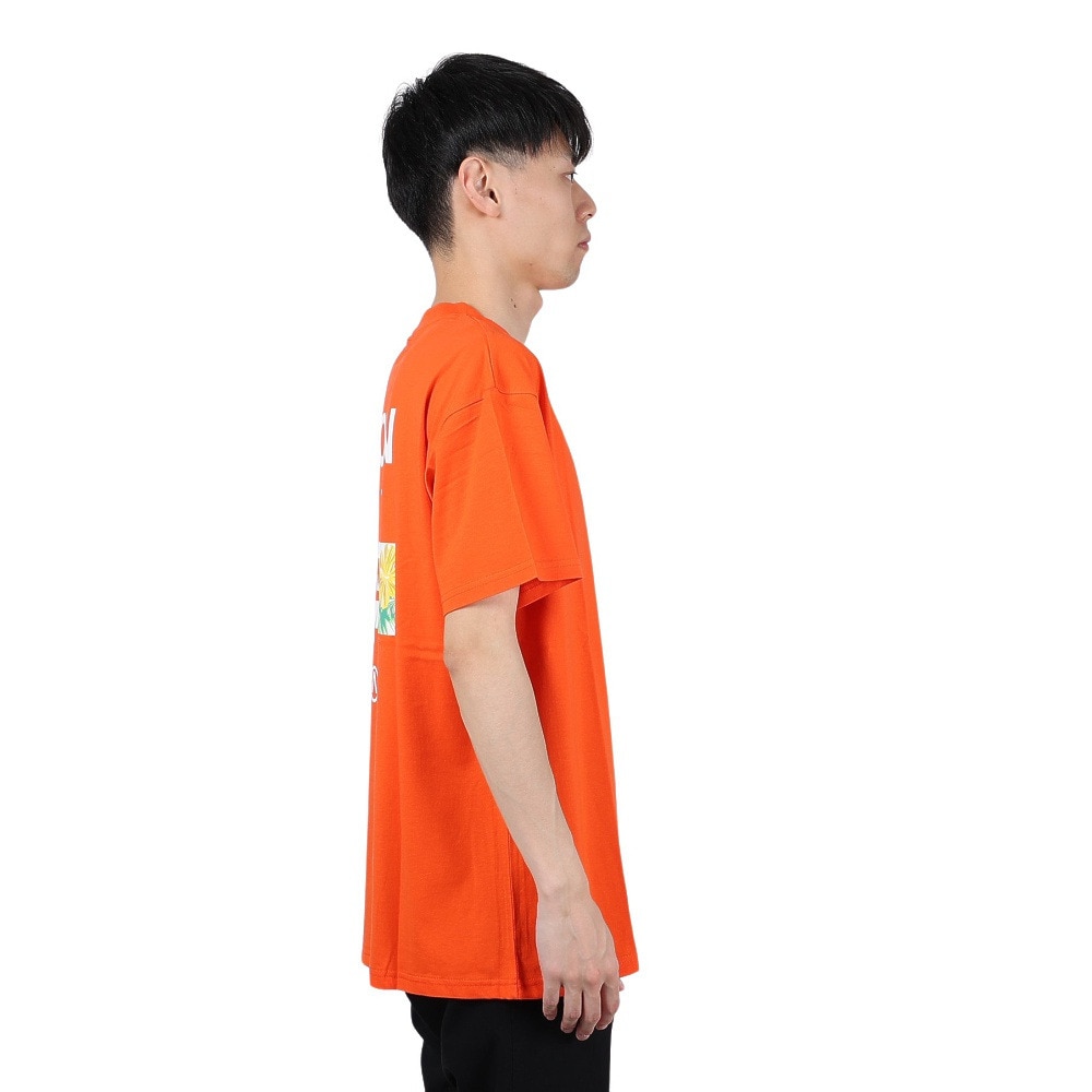 エアボーン（ARBN）（メンズ）FLOWER 半袖Tシャツ AB24SSM-APP0101-ORG