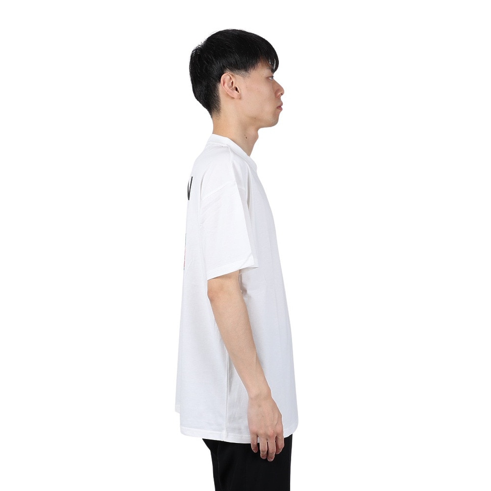 エアボーン（ARBN）（メンズ）FLOWER 半袖Tシャツ AB24SSM-APP0101-WHT