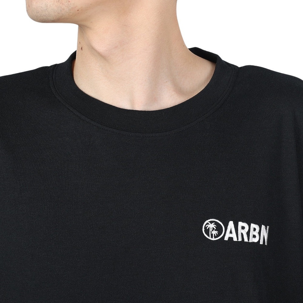 エアボーン（ARBN）（メンズ）ショートスリーブ TREE Tシャツ AB24SSM-APP0110-BLK