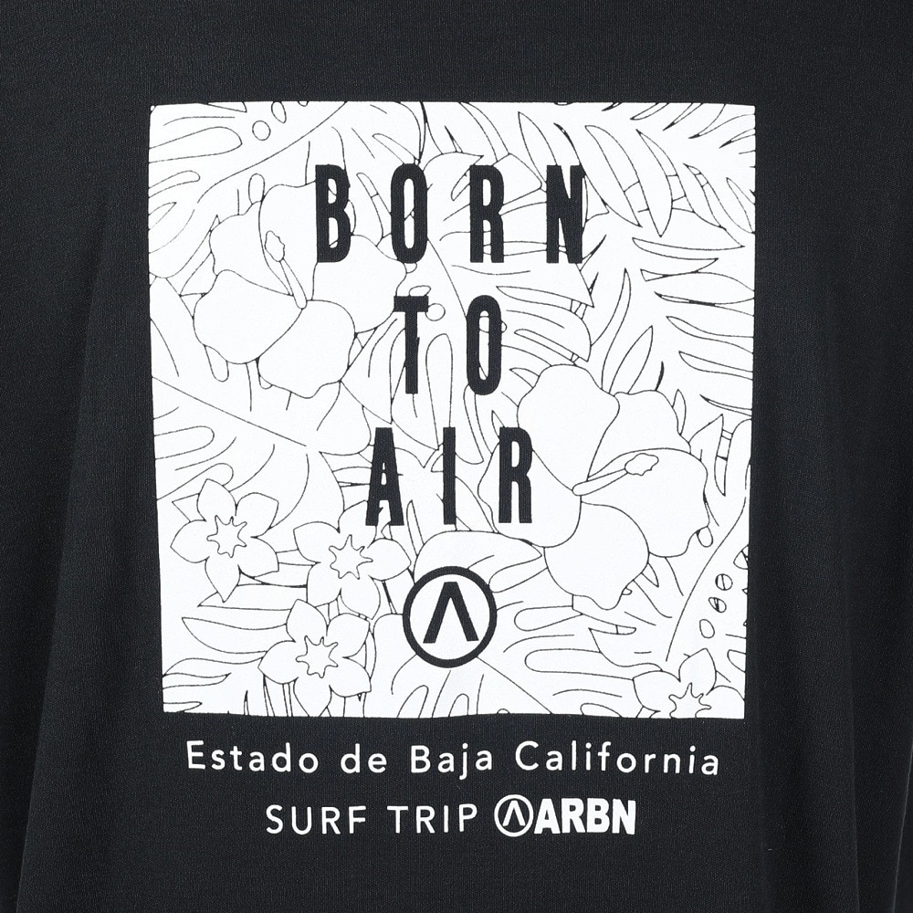 エアボーン（ARBN）（メンズ）ショートスリーブ TREE Tシャツ AB24SSM-APP0110-BLK