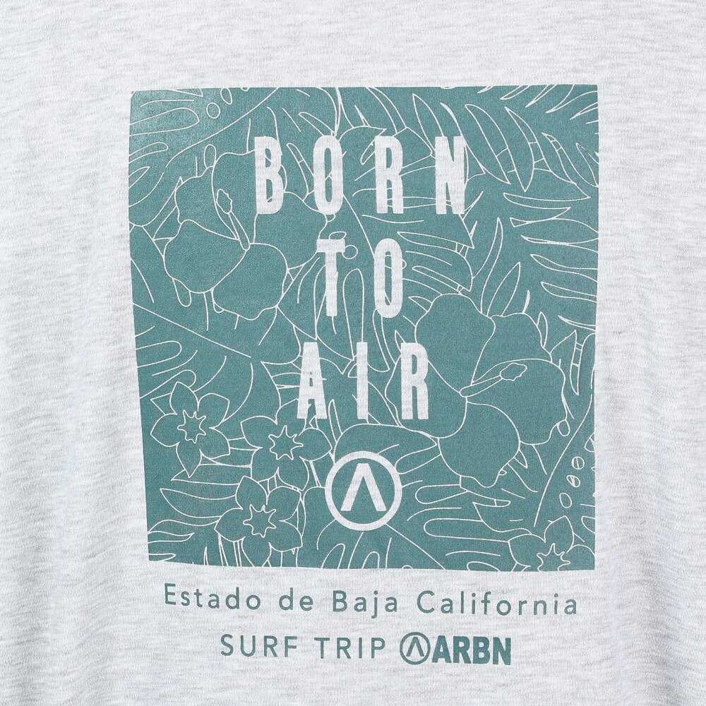 エアボーン（ARBN）（メンズ）ショートスリーブ TREE Tシャツ AB24SSM-APP0110-LGRY
