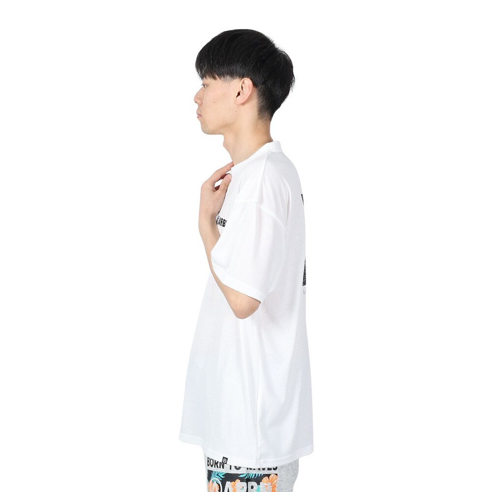 エアボーン（ARBN）（メンズ）ショートスリーブ TREE Tシャツ AB24SSM-APP0110-WHT