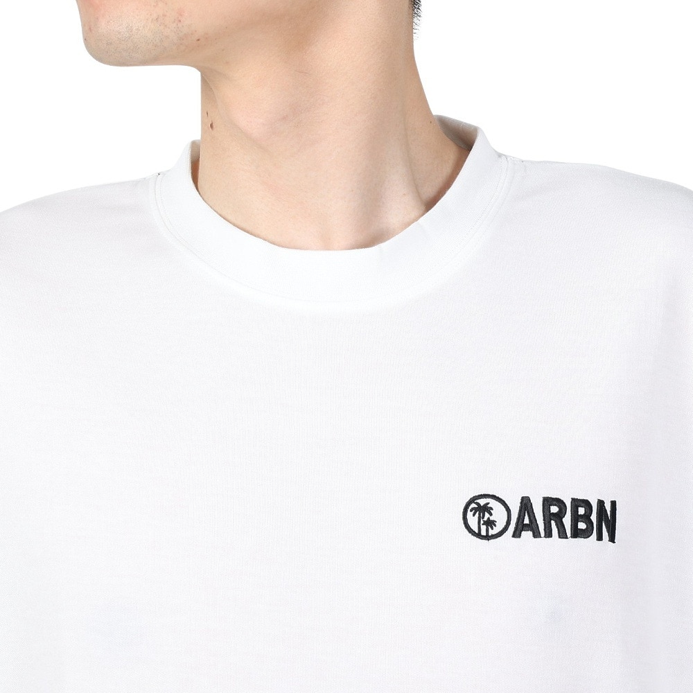エアボーン（ARBN）（メンズ）ショートスリーブ TREE Tシャツ AB24SSM-APP0110-WHT