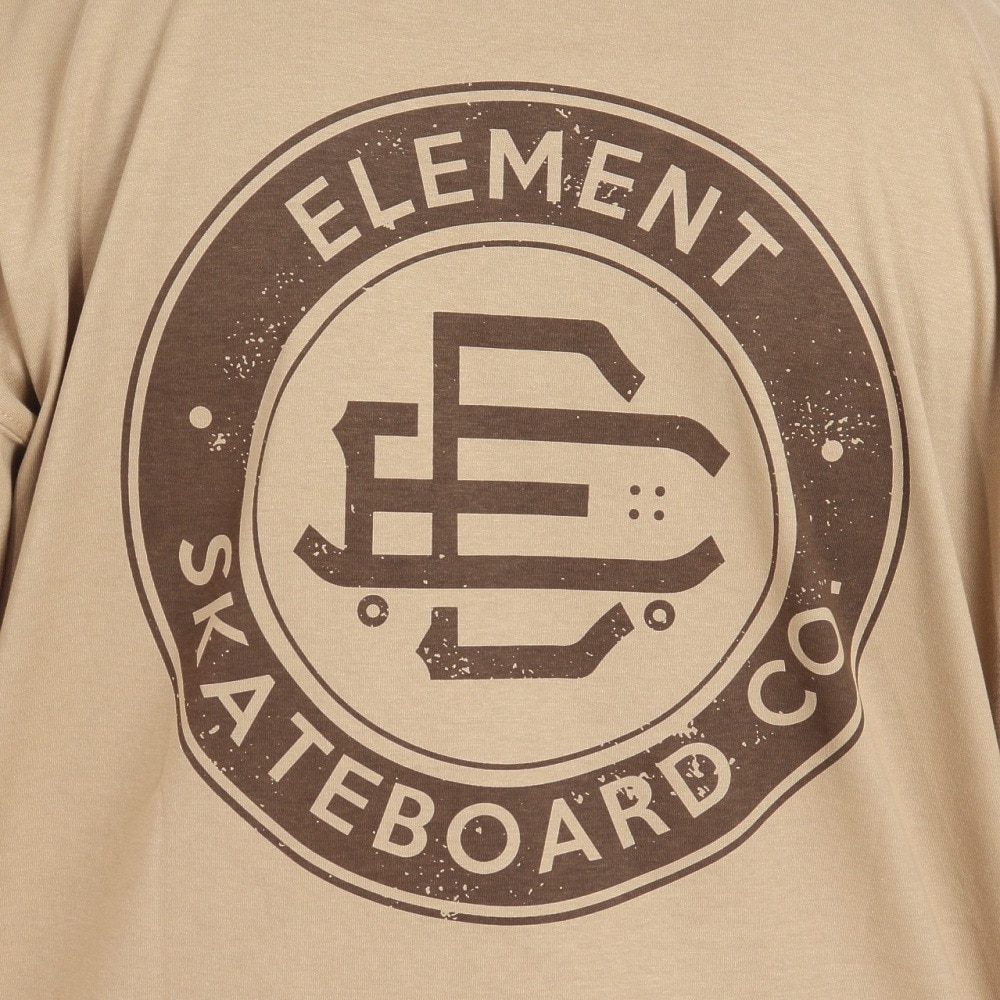 エレメント（ELEMENT）（メンズ）半袖Tシャツ ROUND BE02A202 BEG